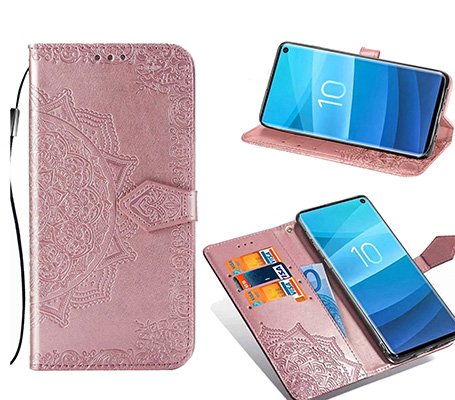 embossed mandala pattern Rich Diary Phone Case