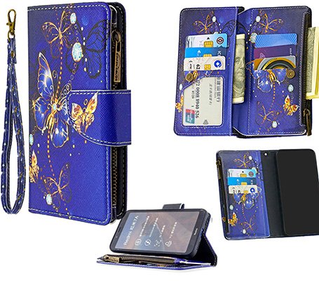 printed multifunction Rich Diary Phone Case